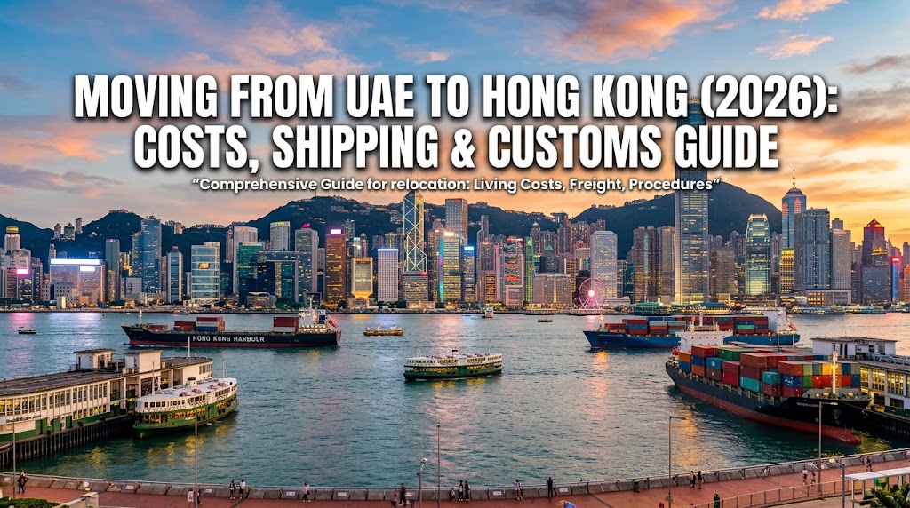 Panoramic view of Victoria Harbour in Hong Kong.