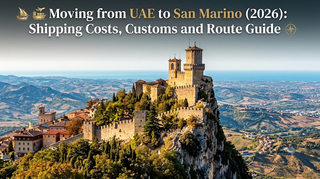 The historic Three Towers of San Marino on Mount Titano.